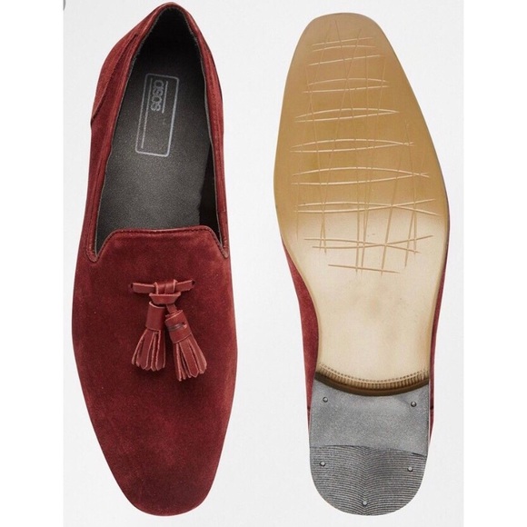 asos mens suede loafers
